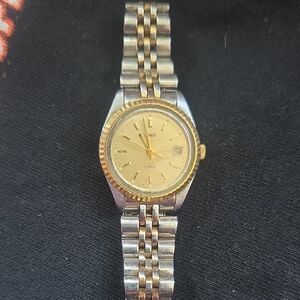 Timex Gold and Silver Classic Watch